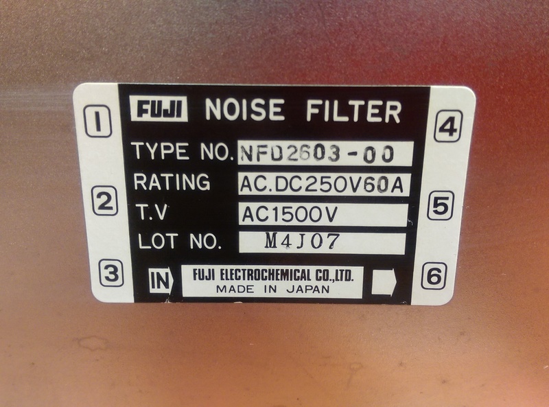 FUJI NFD260300 NOISE FILTER PLC DCS SERVO Control MOTOR POWER SUPPLY
